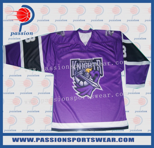 Purple Hockey Jerseys