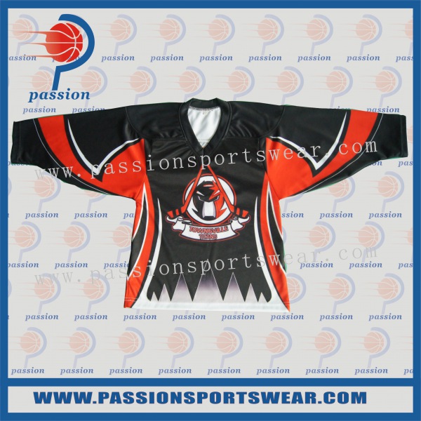 Black Hockey Jerseys