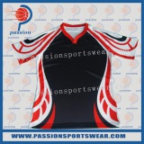 Red White Rugby Tops
