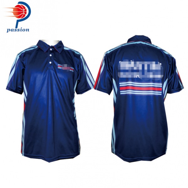 Navy Blue Racing Crew Shirts