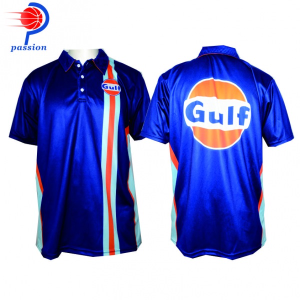 Blue F1 Racing Polo Shirts