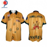 Star Yellow Design Polo Shirts