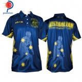 Navy Blue Cycling Bike Polo shirts 