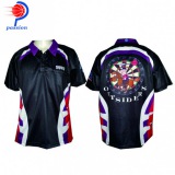 Black Red Tiger Pattern Dart Shirts