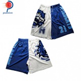 Half Cream Haft Navy Blue Lacrosse Shorts