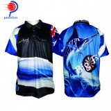 Blue Design Fishing Shirt