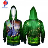 Sublimated Green Hoodies For Boys