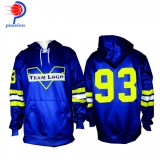 Men's Hockey Team Blue Yellow Hoodies 