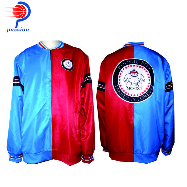 Blue Red Baseball Style Sports Jackets 