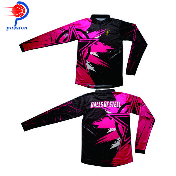 Black Pink Kids Size Sublimated BMX Shirts