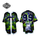 Custom Men's High Quality No Limit #99 Camo Printing Baseball Jerseys For Soldier