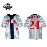 Best Quality Detroit Stripes Baseball Jerseys with Personal Numbers and Names