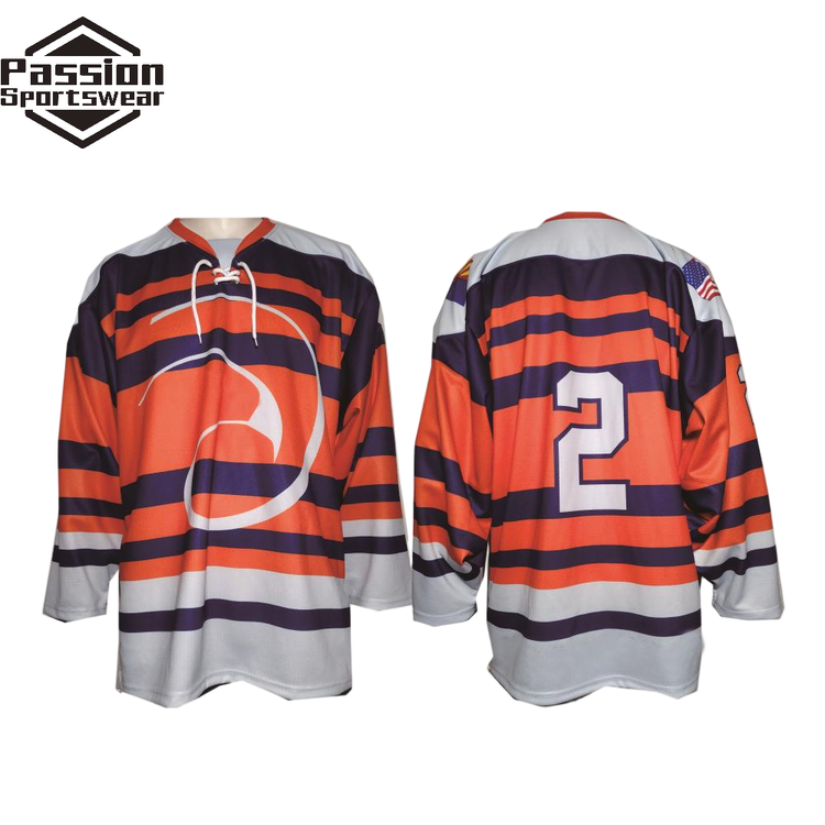 Custom Teamwear Stripes Hockey Jerseys for Hockey Teams Beer Leagues