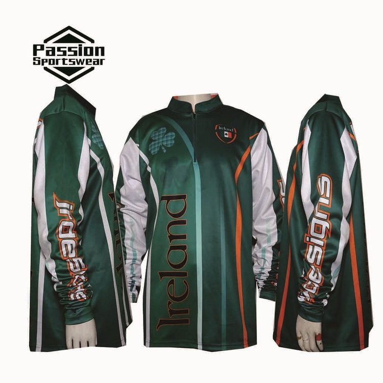 Men's 1/4 Zipper BMX Cycling Shirts for Bike Teams