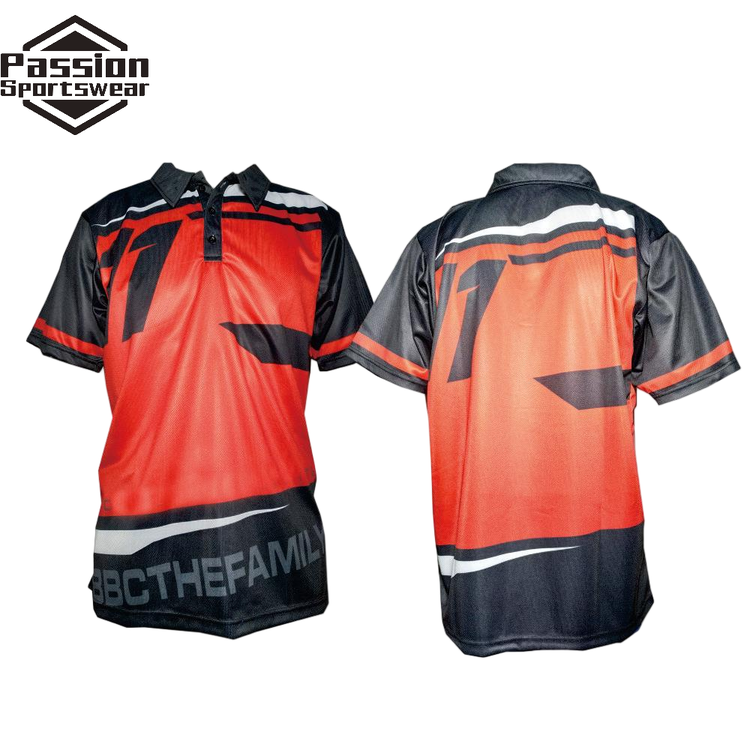 High Quality Black Red Racing Shirts